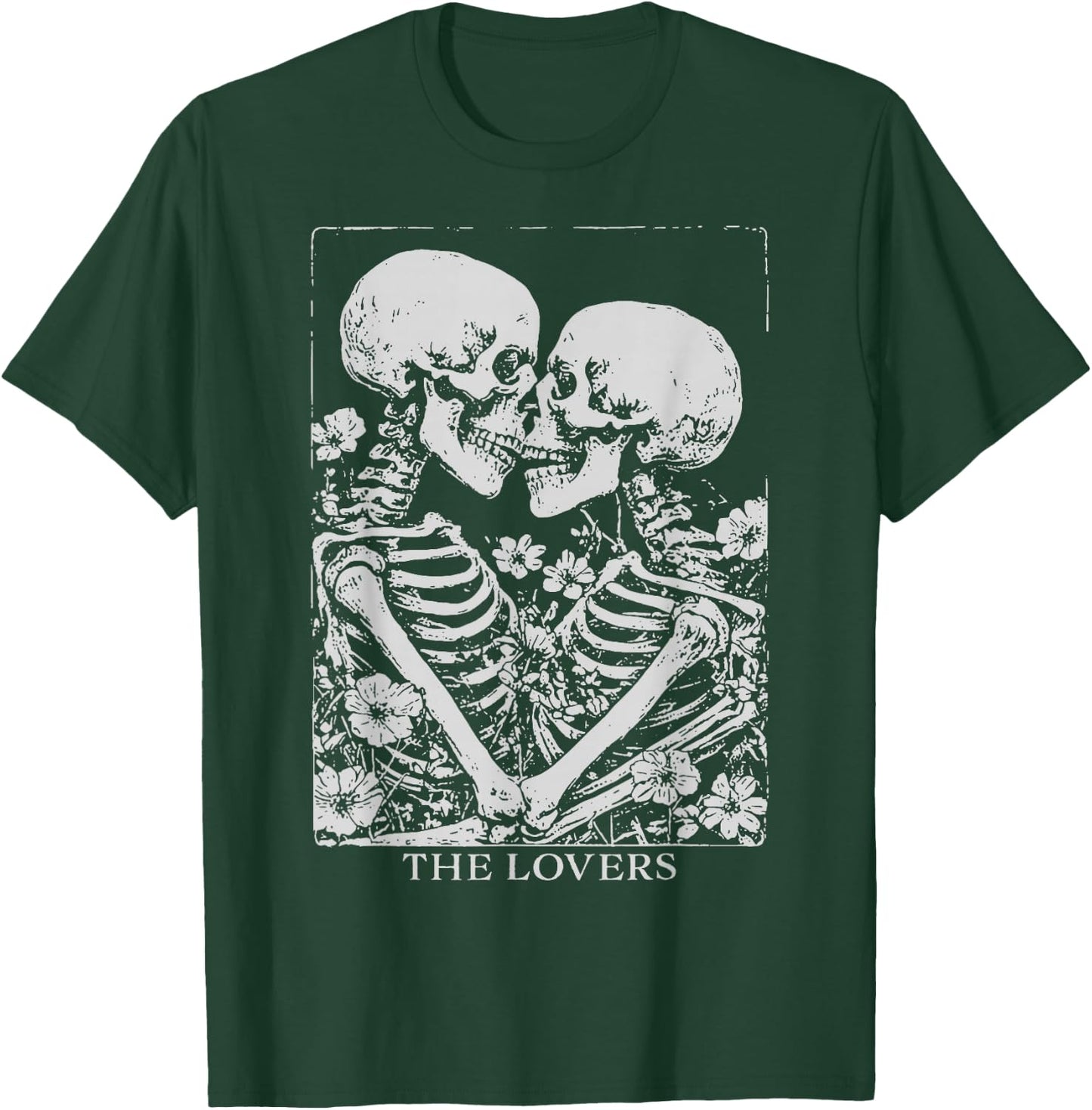 The Lovers Tarot Gothic Occult Pastel Goth Creepy Cute T-Shirt - T-Shirt | Forest