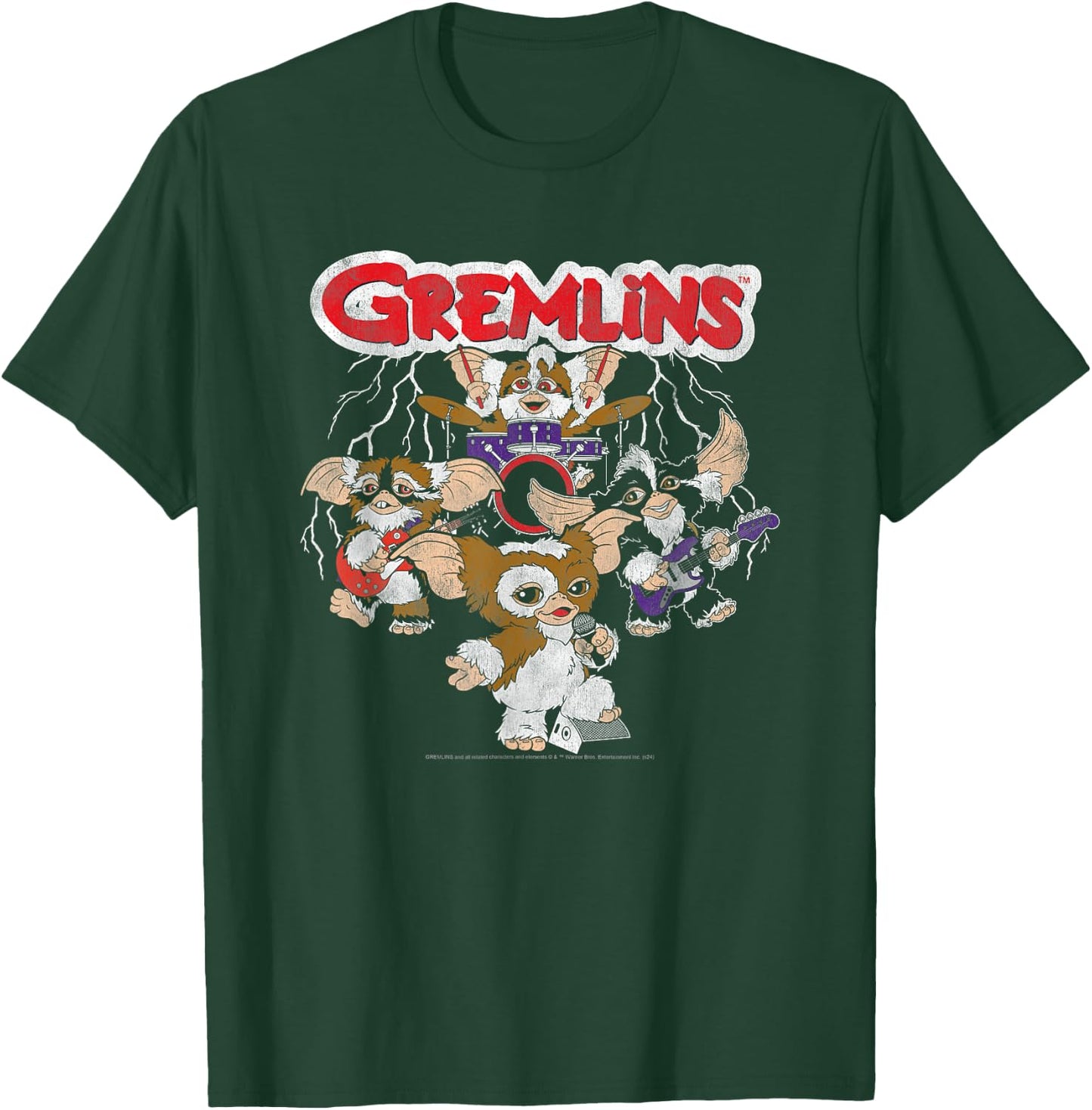Gremlins Rock Band , Black, S T-Shirt - T-Shirt | Forest