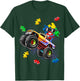 Monster Truck Autism Awareness Puzzle Piece Gift Boys T-Shirt - T-Shirt | Forest