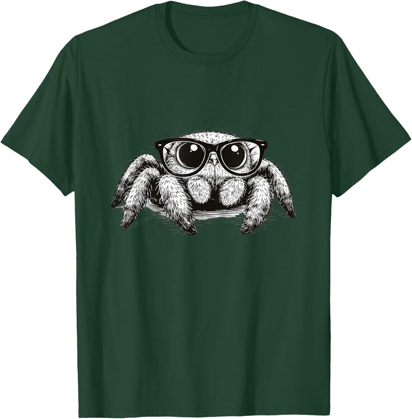 Jumping Spider Accessories Cute T-Shirt - T-Shirt | Forest
