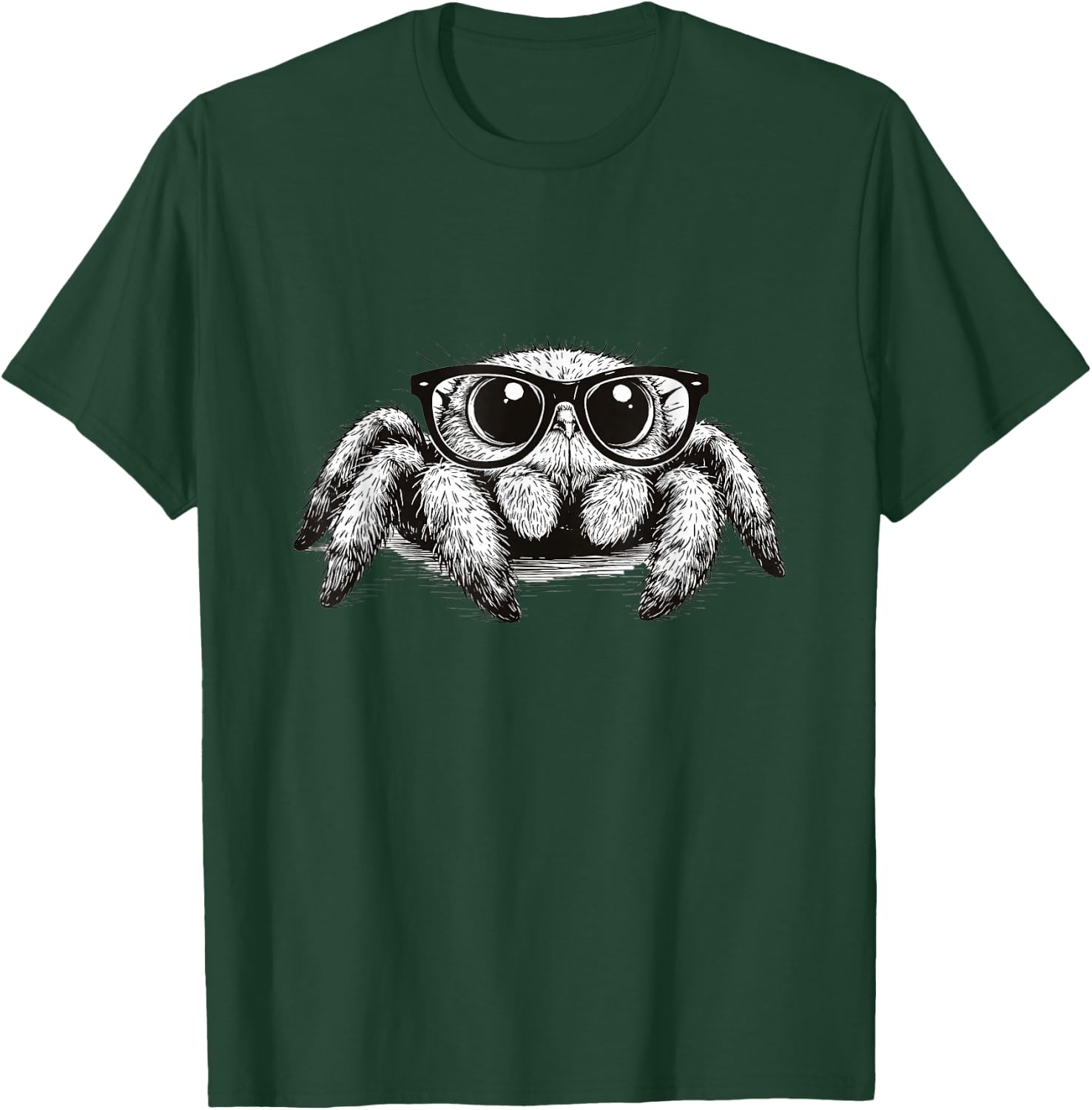 Jumping Spider Accessories Cute T-Shirt - T-Shirt | Forest