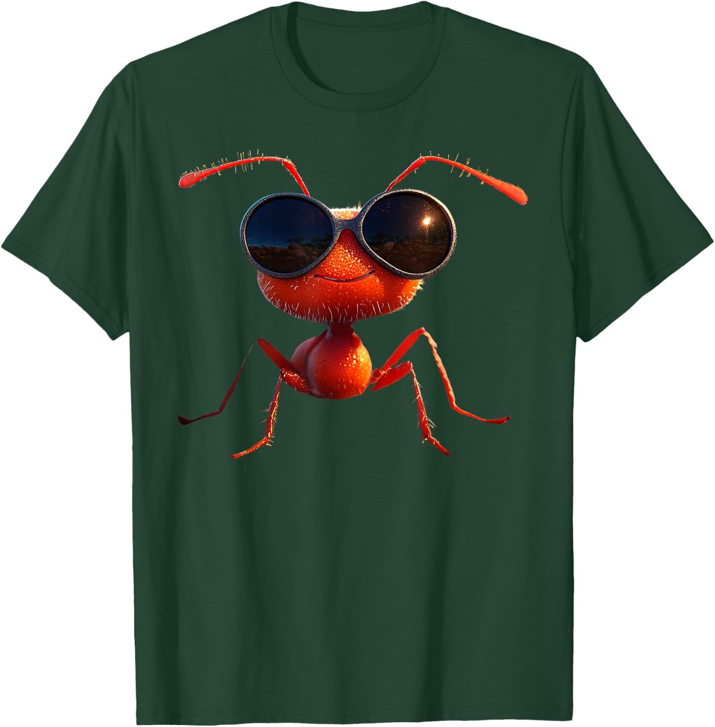 Ant Forest Ant Fire Ant Insect Small Cute Ants , black, S T-Shirt - T-Shirt | Forest