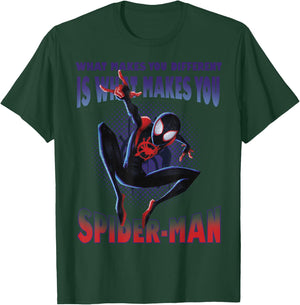 Marvel Spider-Man: Into The Spider-Verse What Makes You T-Shirt - T-Shirt | Forest