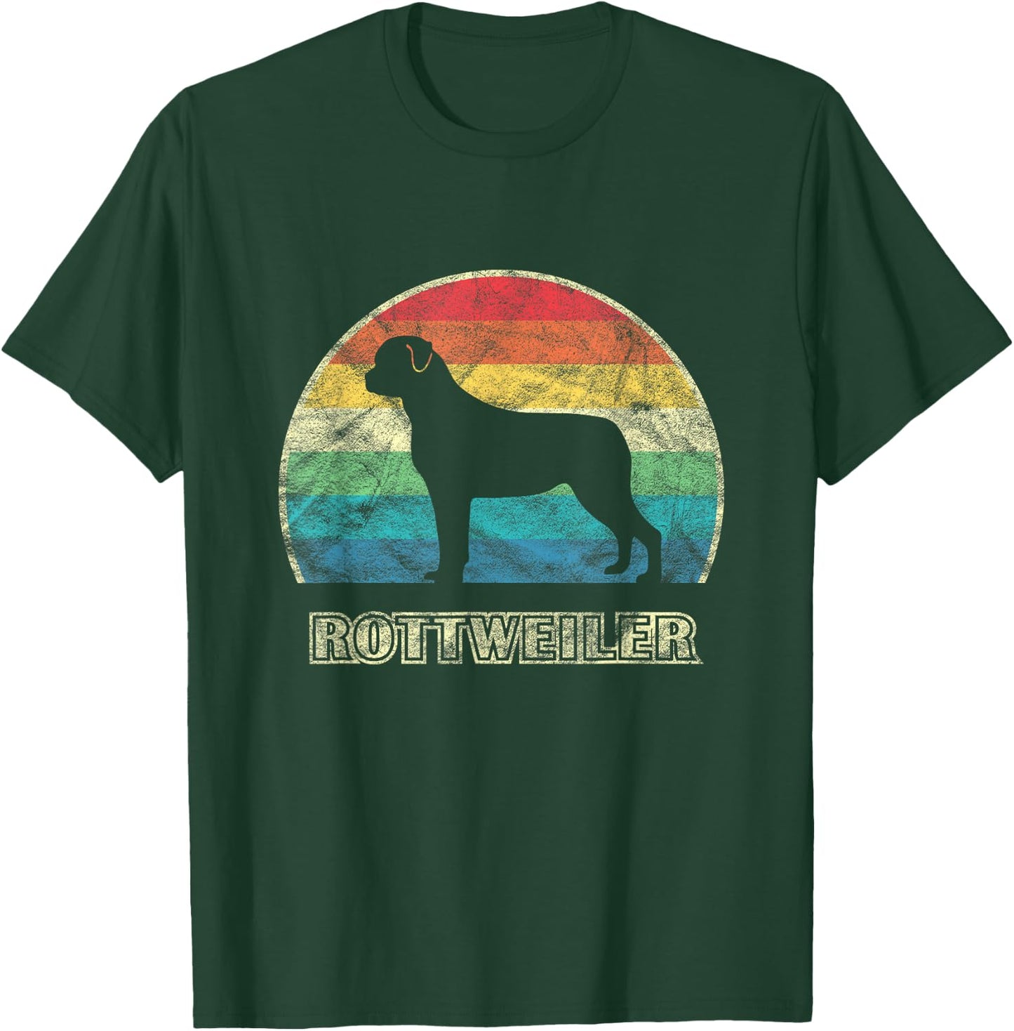 Rottweiler Vintage Style Dog Women Kids T-Shirt - T-Shirt | Forest