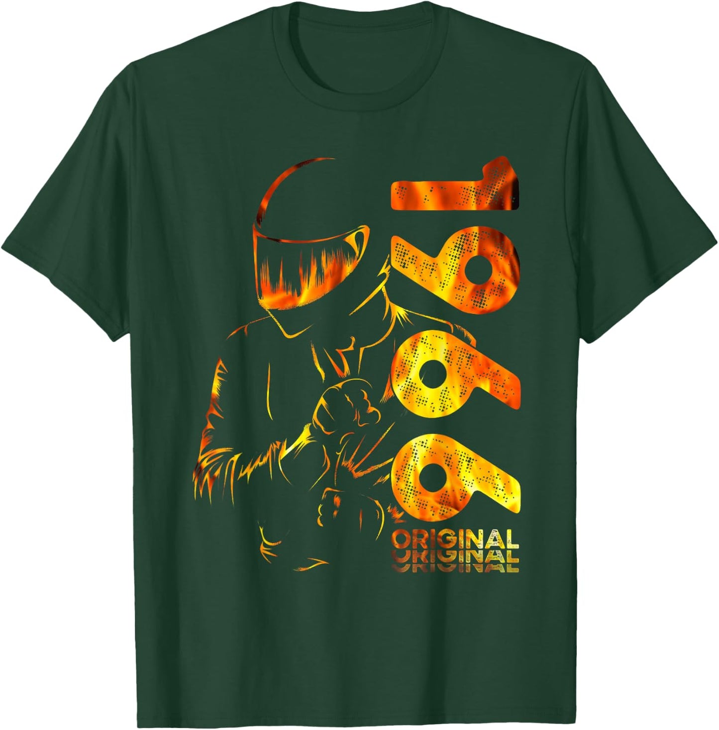 60. Geburtstag Mann Motorrad Motorradfahrer Biker 1966 T-Shirt - T-Shirt | Forest