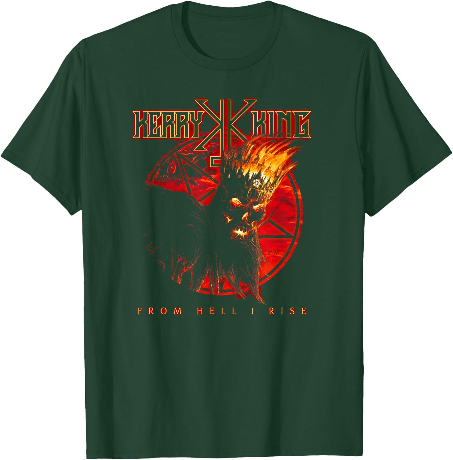 Kerry King Hell King Circle T-Shirt - T-Shirt | Forest