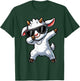 Dabbing Cute Goat | Funny Goat on Dabben Gift Goat , black T-Shirt - T-Shirt | Forest