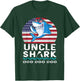 Uncle Shark Shirt Fathers Day Gift From Wife Son Daughter T-Shirt - T-Shirt | Forest