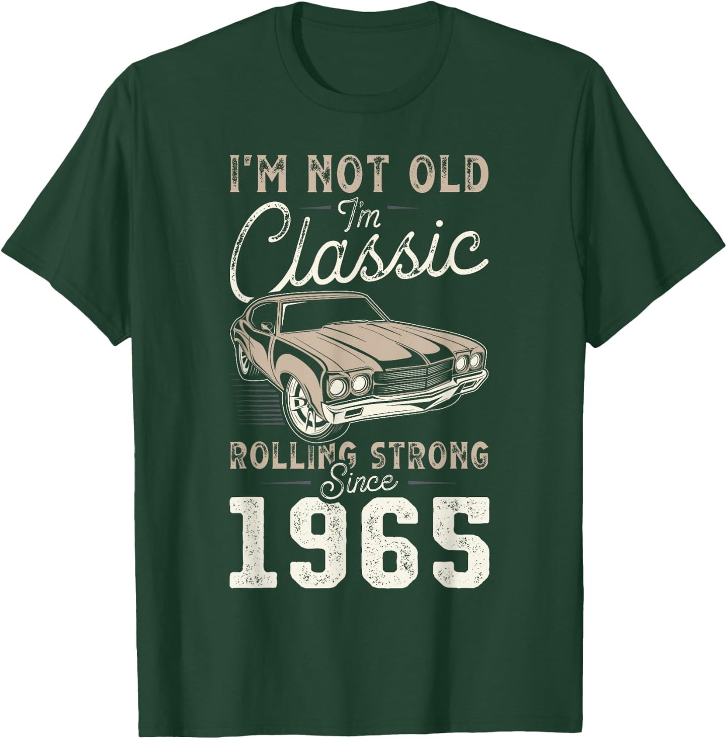 Oldtimer Jahrgang 1965 61. Geburtstag T-Shirt - T-Shirt | Forest