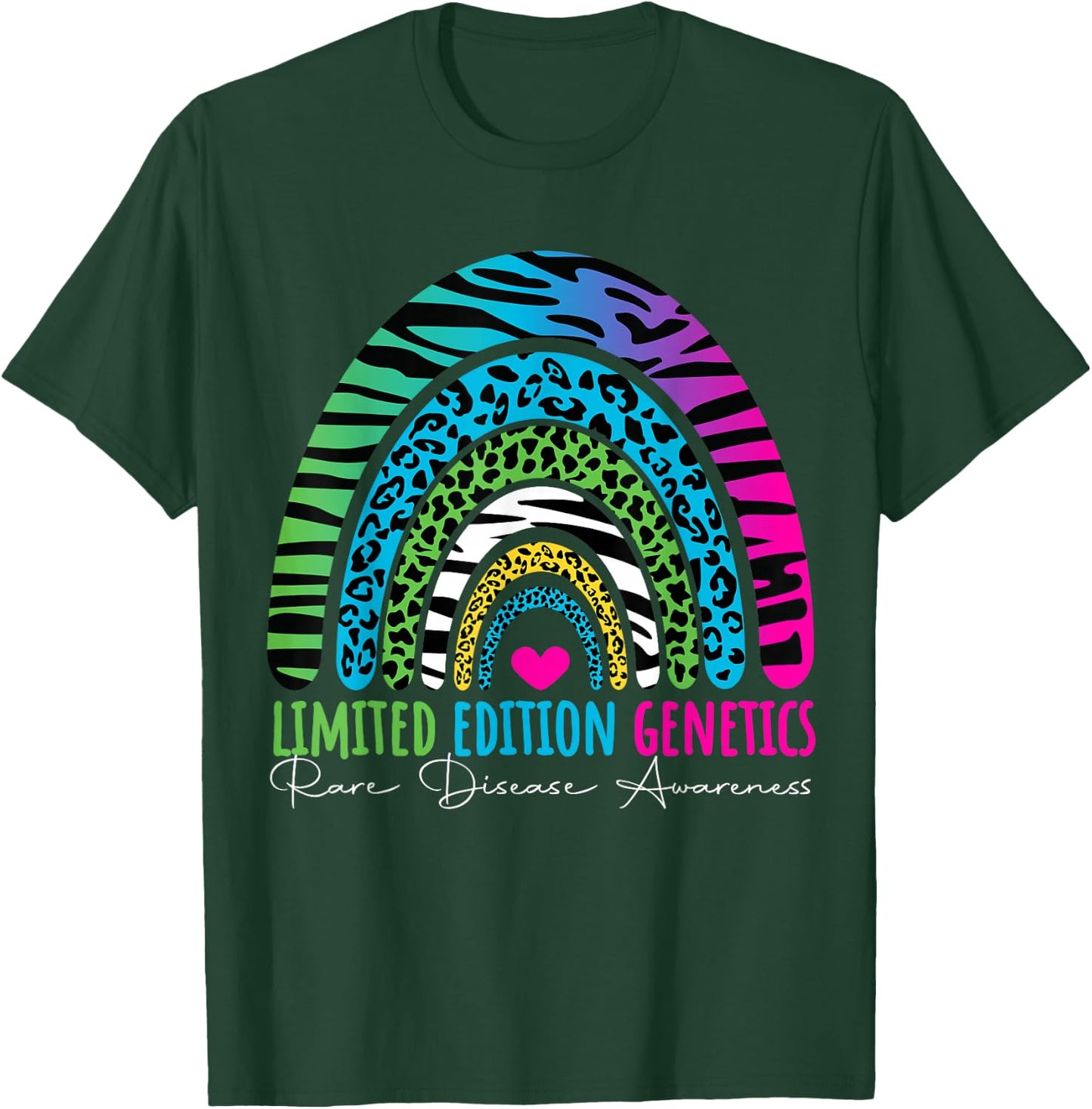 Limited Edition Genetics Rare Disease Awareness 2025 T-Shirt - T-Shirt | Forest