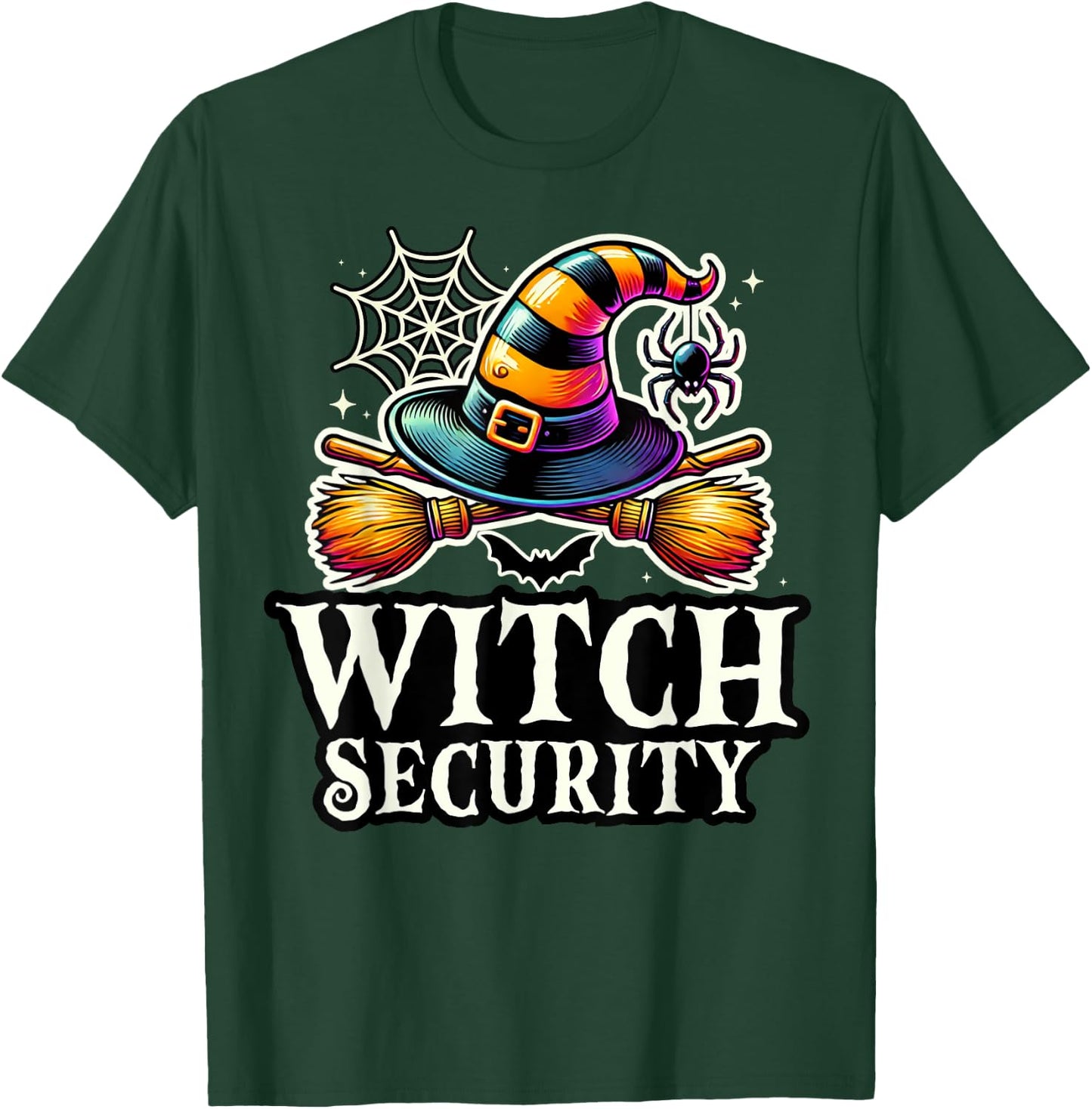 Witch Security Easy Husband Boyfriend of Fun Witches Costume T-Shirt - T-Shirt | Forest