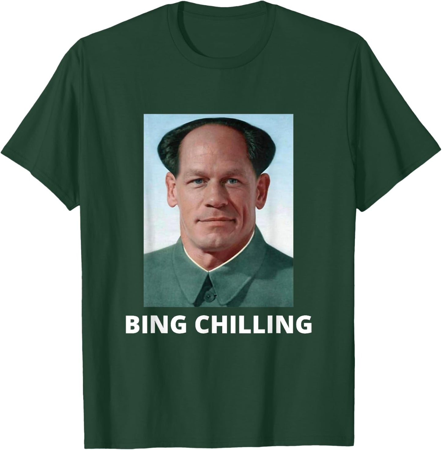 Bing Shi Ling Bing Chilling John Xina Ice Cream Chinese Meme T-Shirt - T-Shirt | Forest