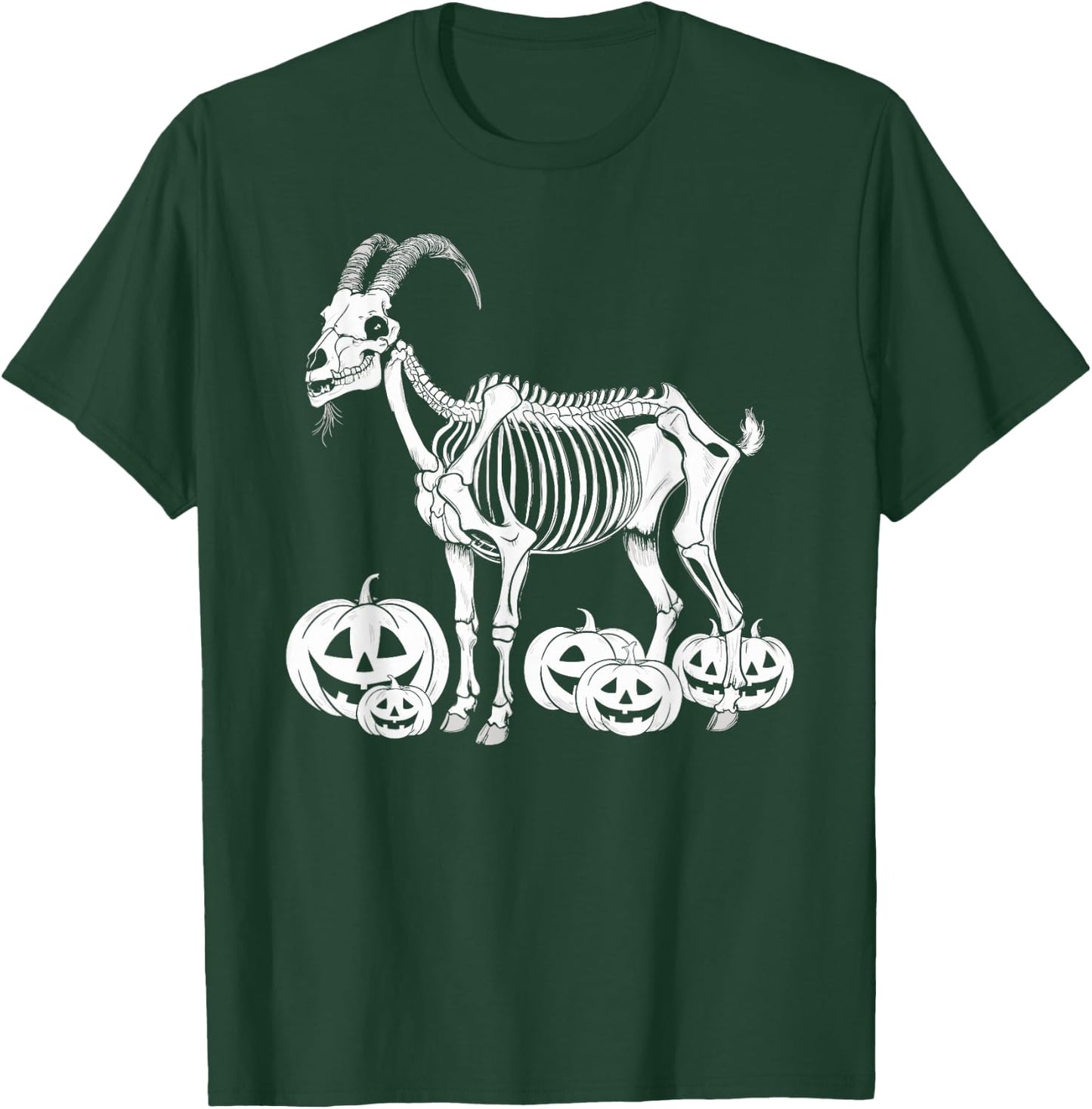 Goat Skeleton Birthday Halloween Kids T-Shirt - T-Shirt | Forest