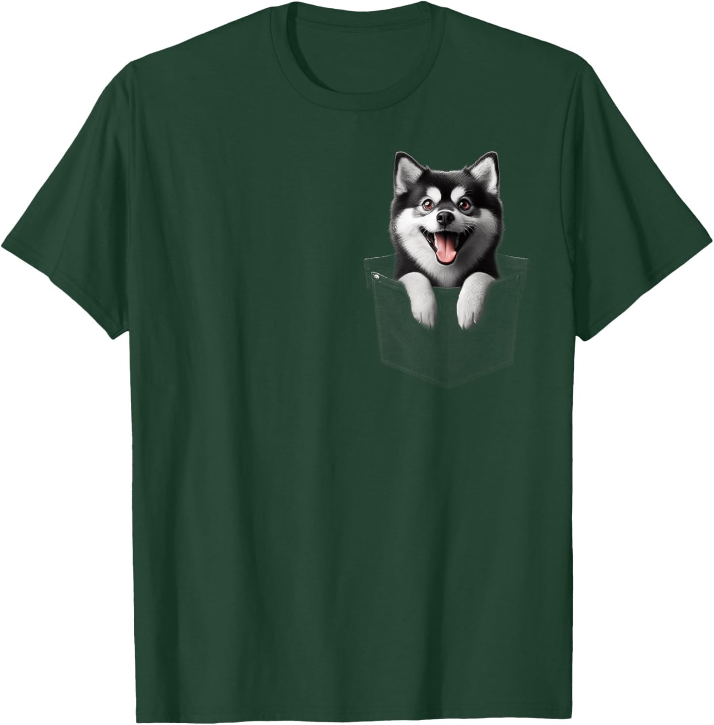 Pocket Alaskan Klee Kai Cute Dog Lover Owner Gift T-Shirt - T-Shirt | Forest