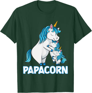 Papacorn is everything I need in my life family T-Shirt - T-Shirt | Forest