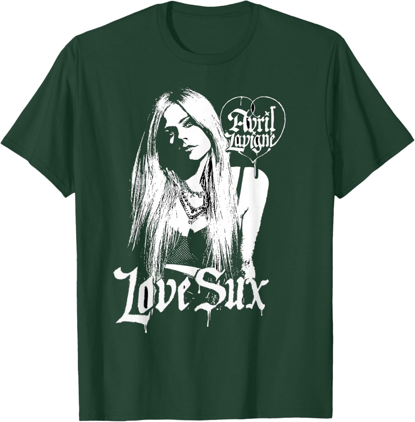Official Avril Lavigne Love Sux , black T-Shirt - T-Shirt | Forest