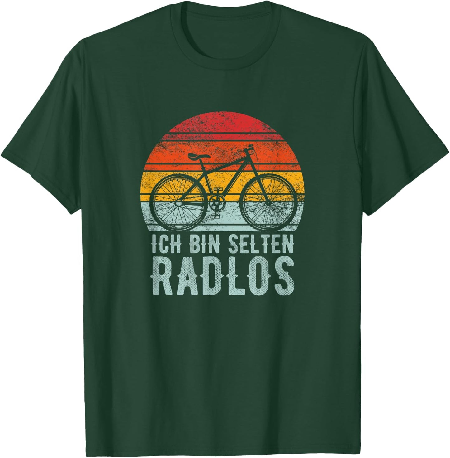 Rare Radlos Cyclist Mountain Bike Road Bike Bicycle , black T-Shirt - T-Shirt | Forest