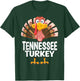 Thanksgiving Tennessee Turkey Matching Pajama T-Shirt - T-Shirt | Forest