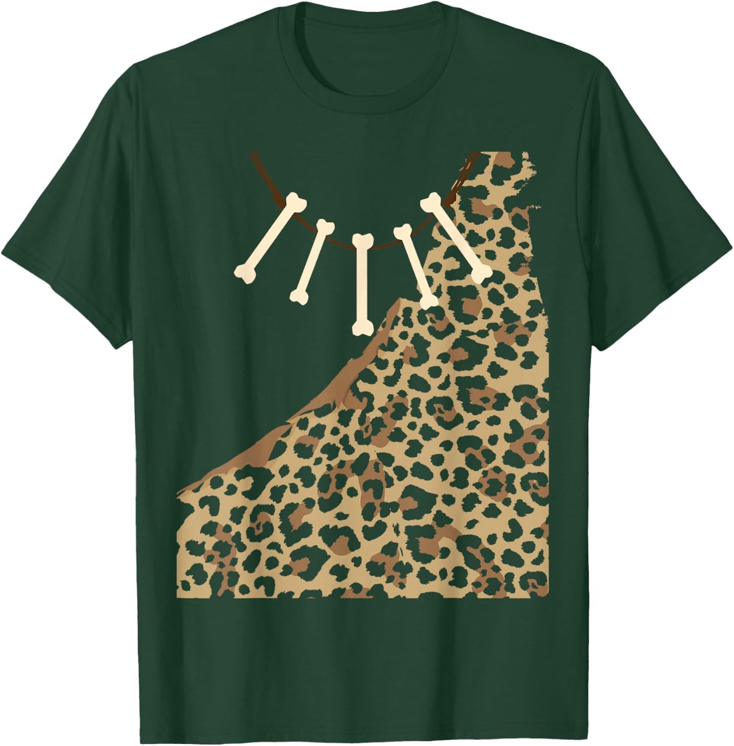 Caveman Costume Cosplay Cave Diving Hiker Explorer T-Shirt - T-Shirt | Forest
