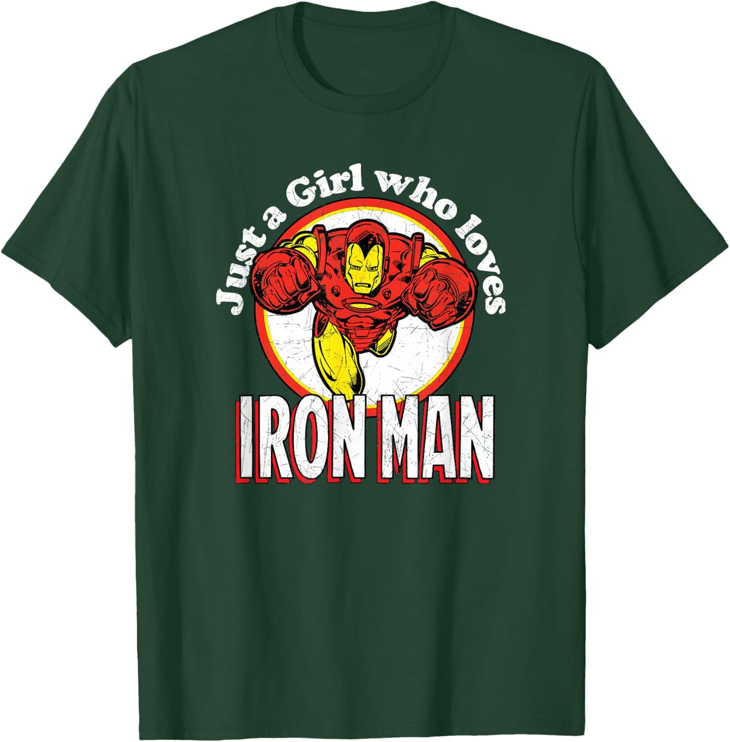 Marvel Avengers Comic Just A Girl Who Loves Iron Man T-Shirt - T-Shirt | Forest