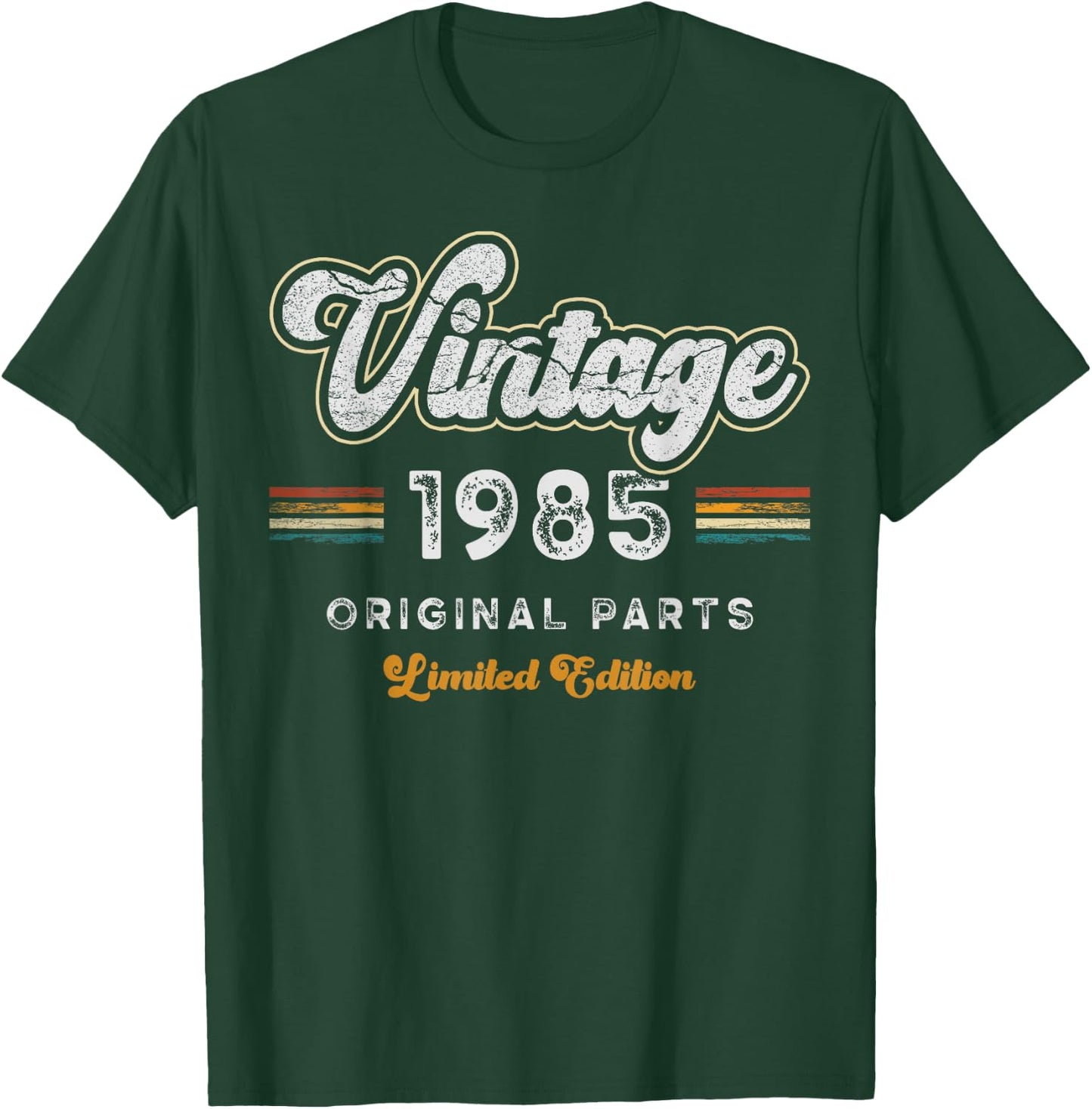 Vintage 1985 Original Parts 40th Birthday T-Shirt - T-Shirt | Forest