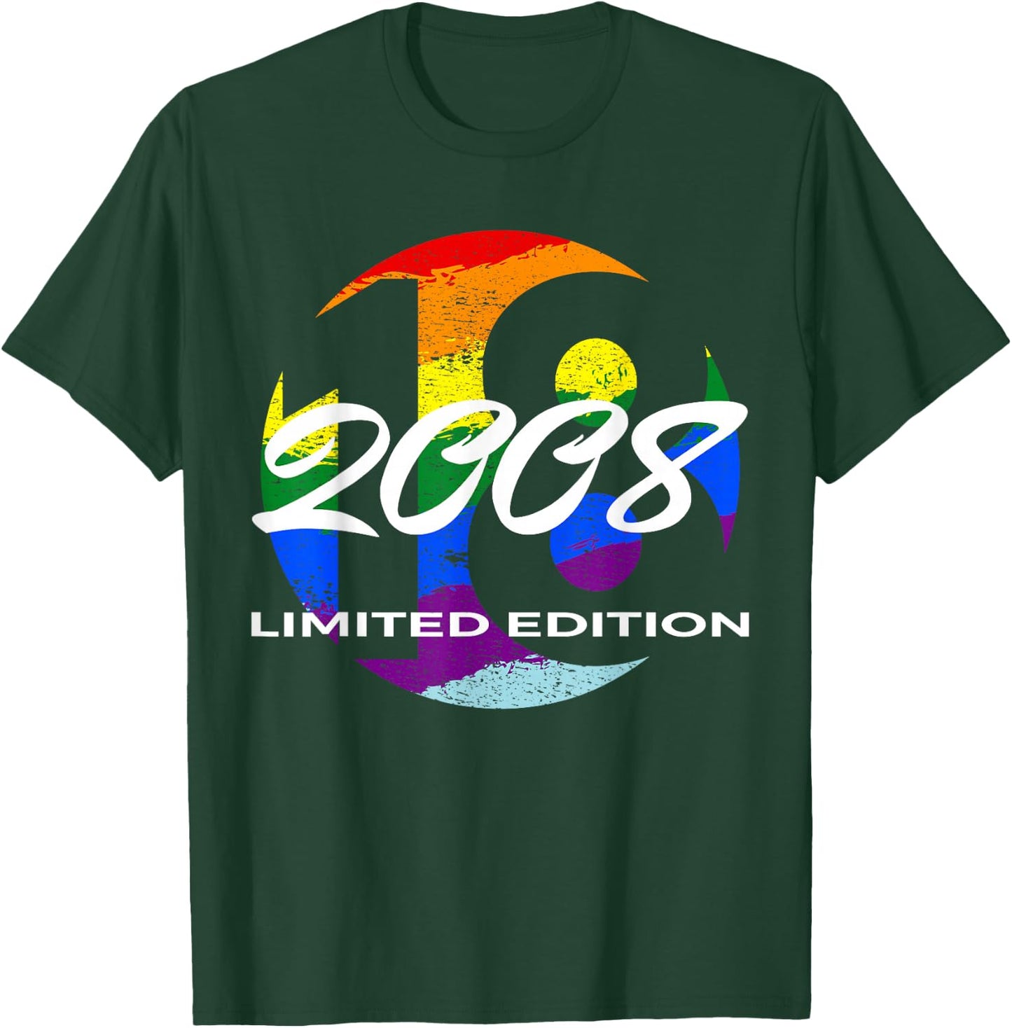 18. Geburtstag Mädchen Junge 18 Jahre 2008 Lustig Geschenk T-Shirt - T-Shirt | Forest