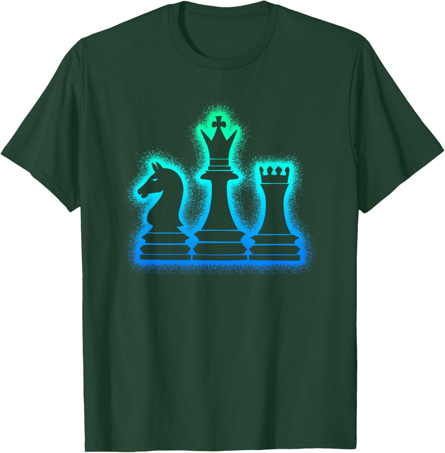 Chess Figures Chess Game Children's Men's Boys Chess , black, S T-Shirt - T-Shirt | Forest