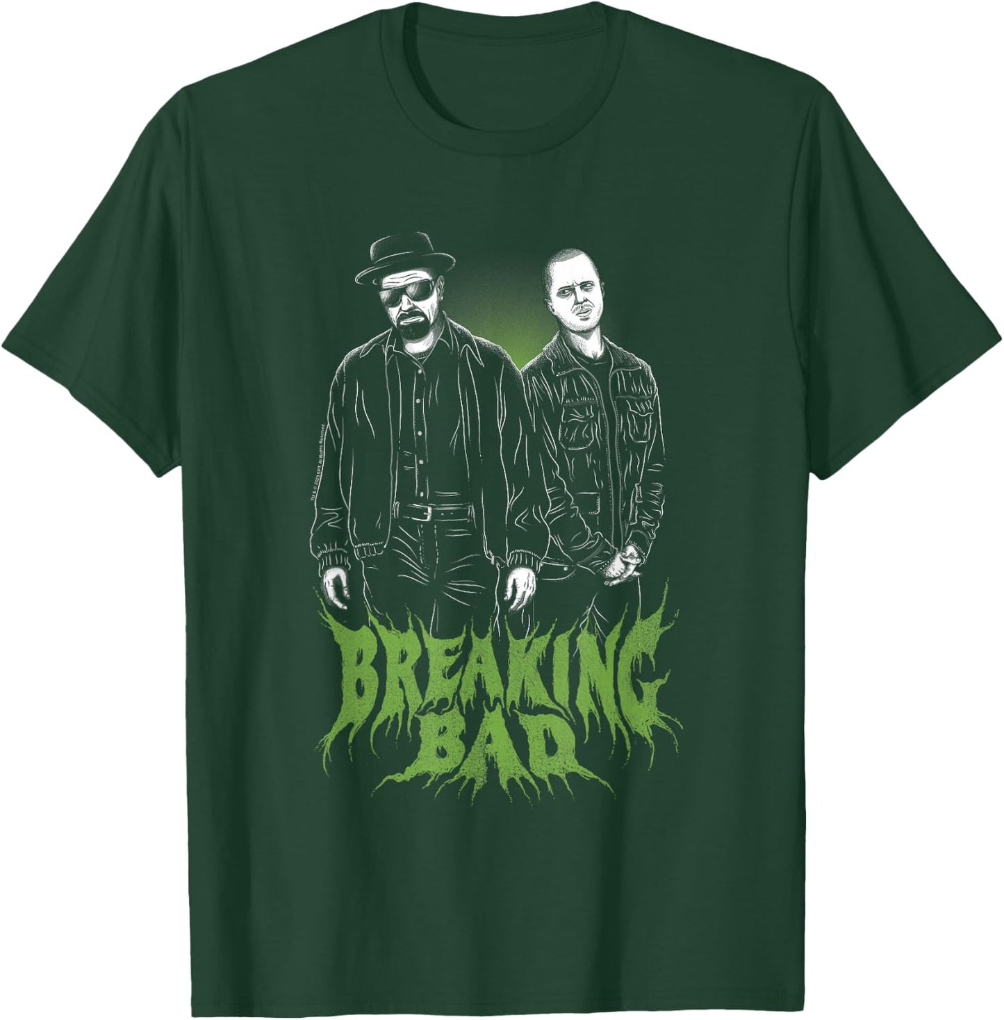 Breaking Bad Walter & Jesse Warped Small T-Shirt - T-Shirt | Forest