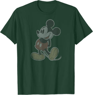 Disney - Mickey Mouse Vintage Stand T-Shirt - T-Shirt | Forest