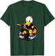 Duck Ice Hockey Player Hockey Stick Goalkeeper T-Shirt - T-Shirt | Forest