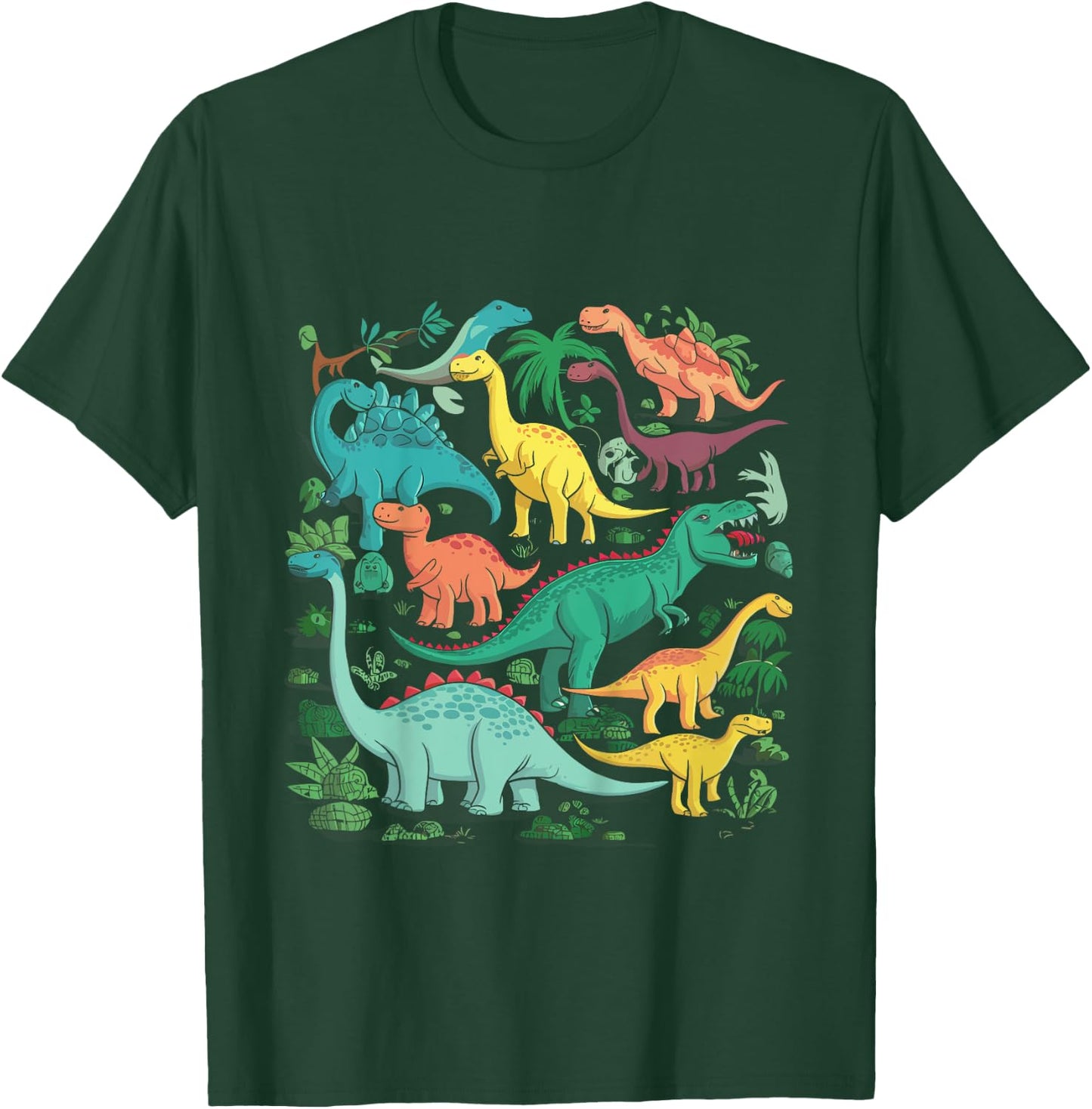 Kinder Dinosaurier Kinder Dino T-Shirt - T-Shirt | Forest