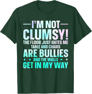 Cow Clumsy Person Humorous Sarcastic I'm Not Clumsy T-Shirt - T-Shirt | Forest