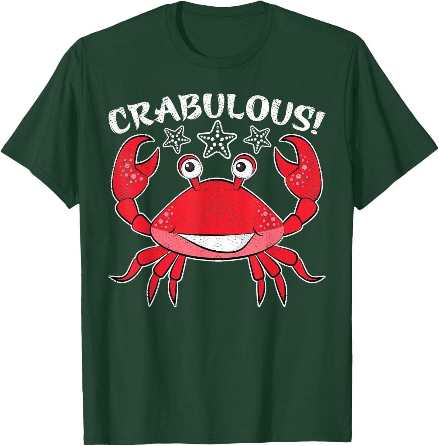 Crabulous Funny Crab Eater Hunting Fishing Crabs T-Shirt - T-Shirt | Forest