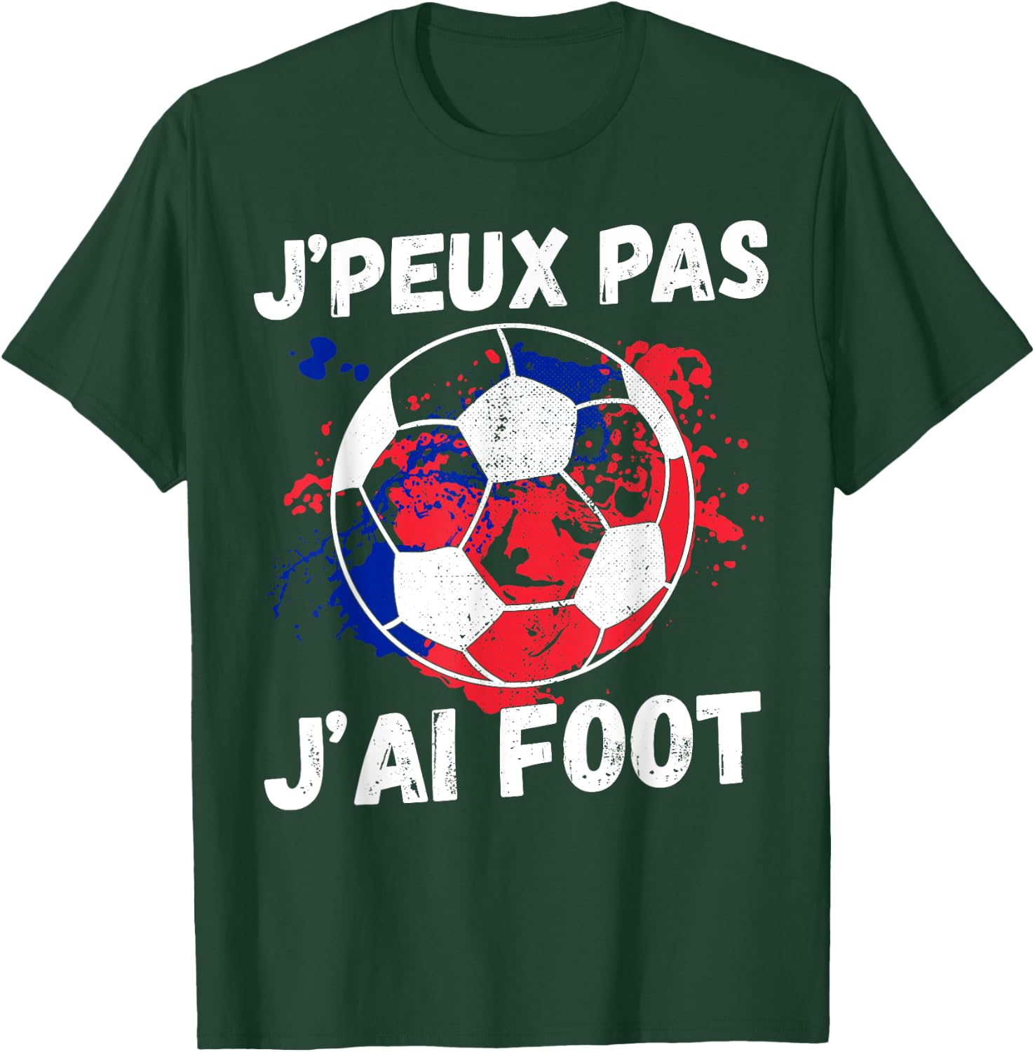 Je peux pas je ai football man humour footballer football T-Shirt - T-Shirt | Forest