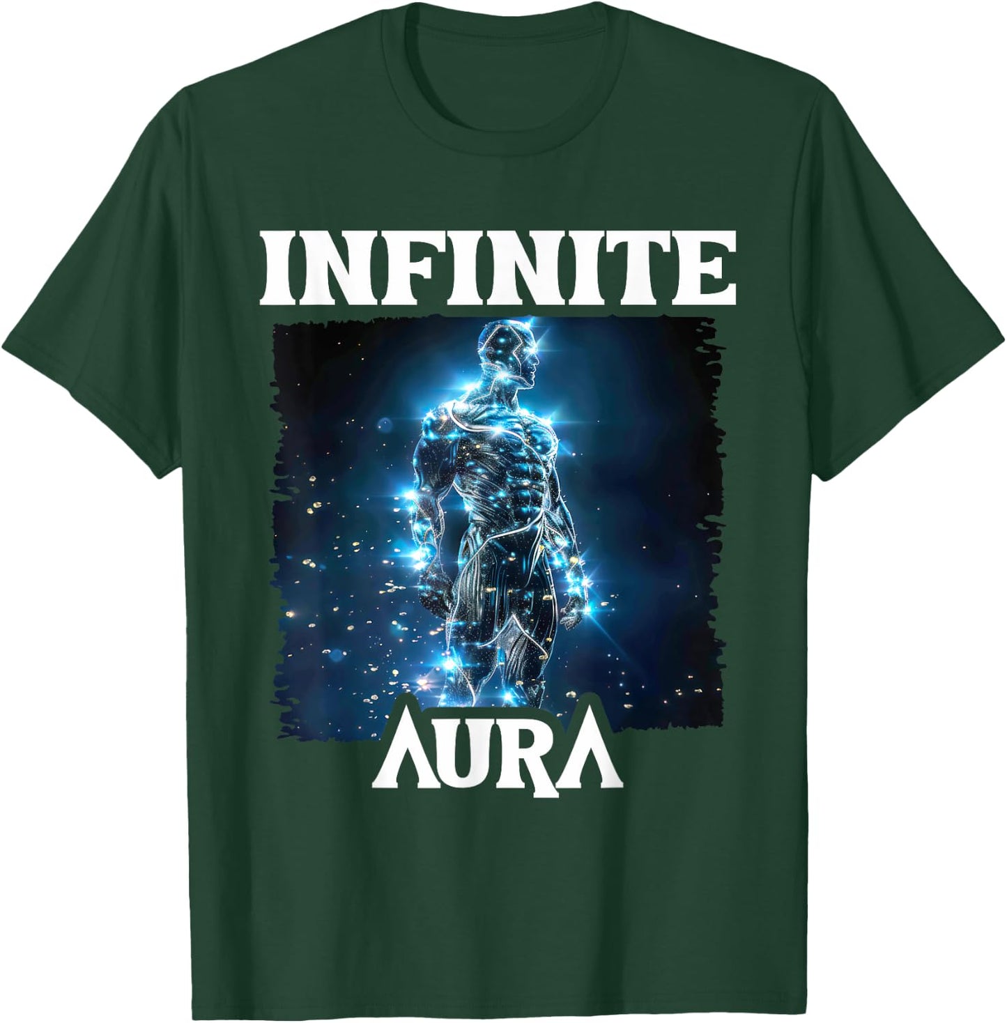 Aura Infinite Maximum Points Humor Meme Aura , Black, S T-Shirt - T-Shirt | Forest