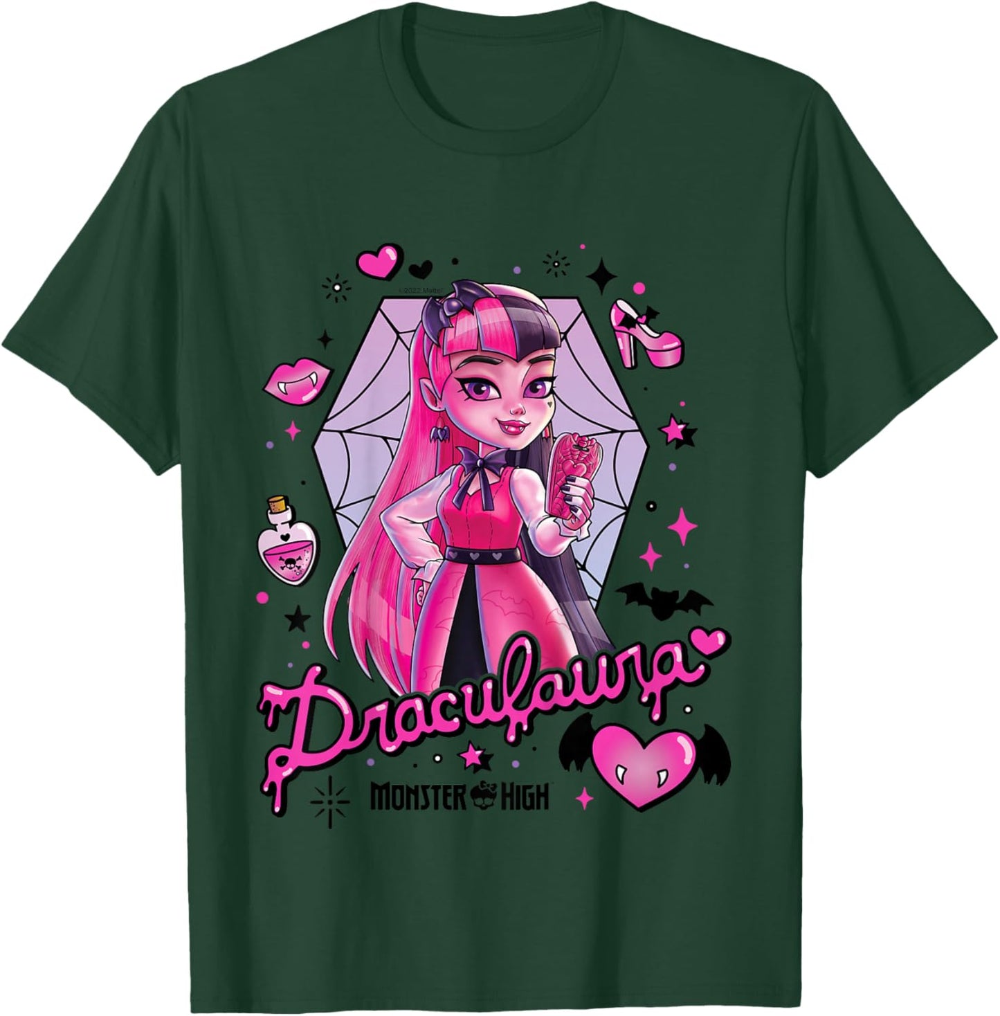 Children's Monster High Draculara , blue T-Shirt - T-Shirt | Forest