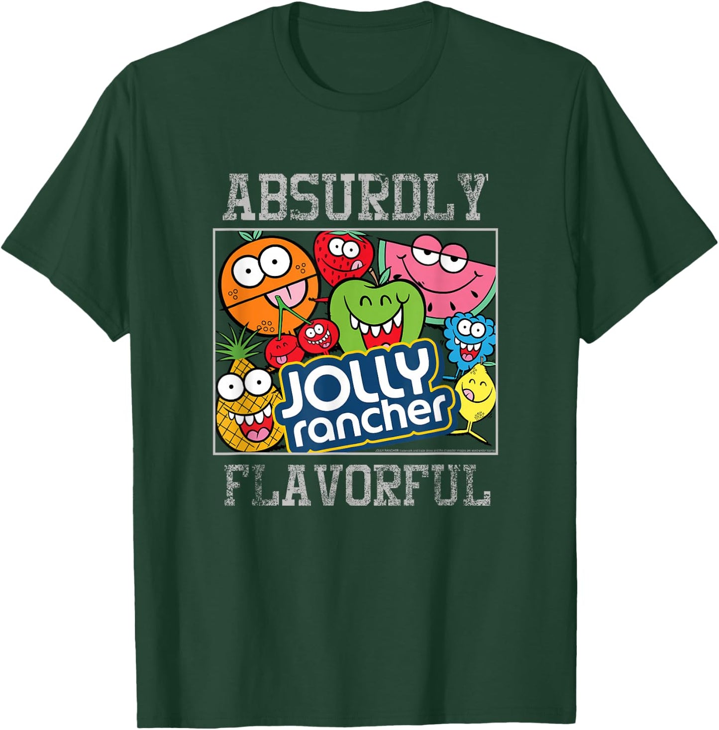 Jolly Rancher Flavor Box Up Absurdly Flavorful Distressed T-Shirt - T-Shirt | Forest
