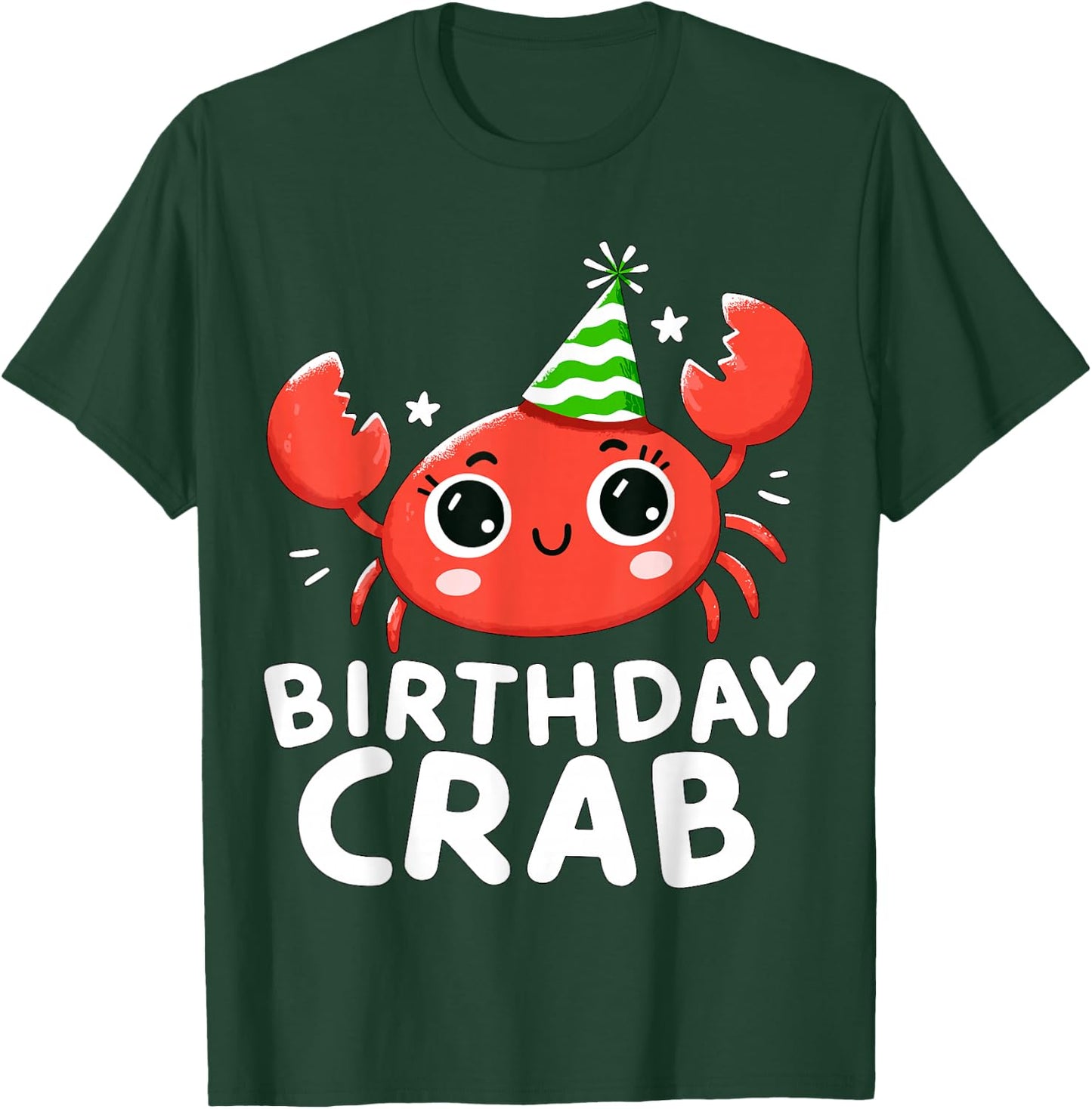 Birthday Crab Party T-Shirt - T-Shirt | Forest