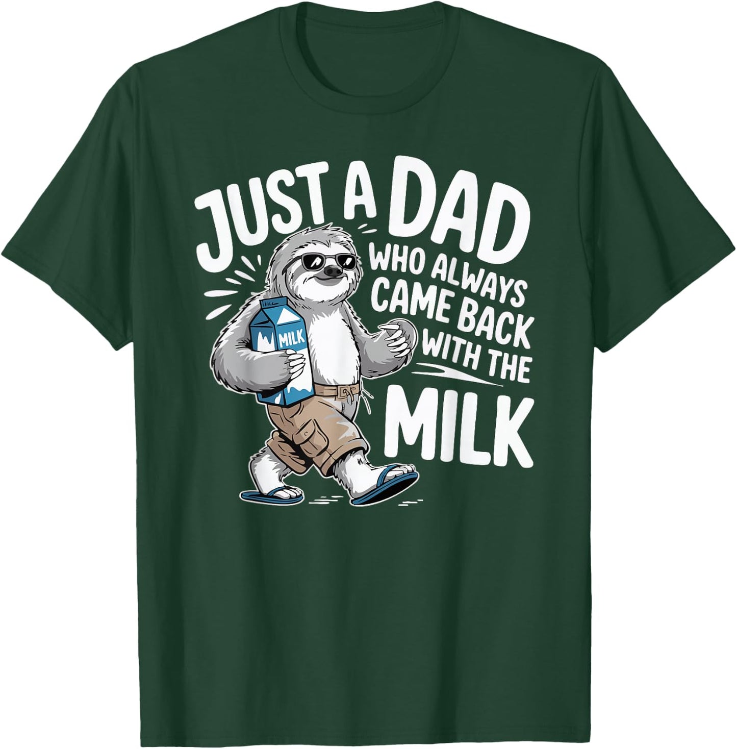 Hilarious Sloth Dad Meme for Father’s Day Just a Father T-Shirt - T-Shirt | Forest