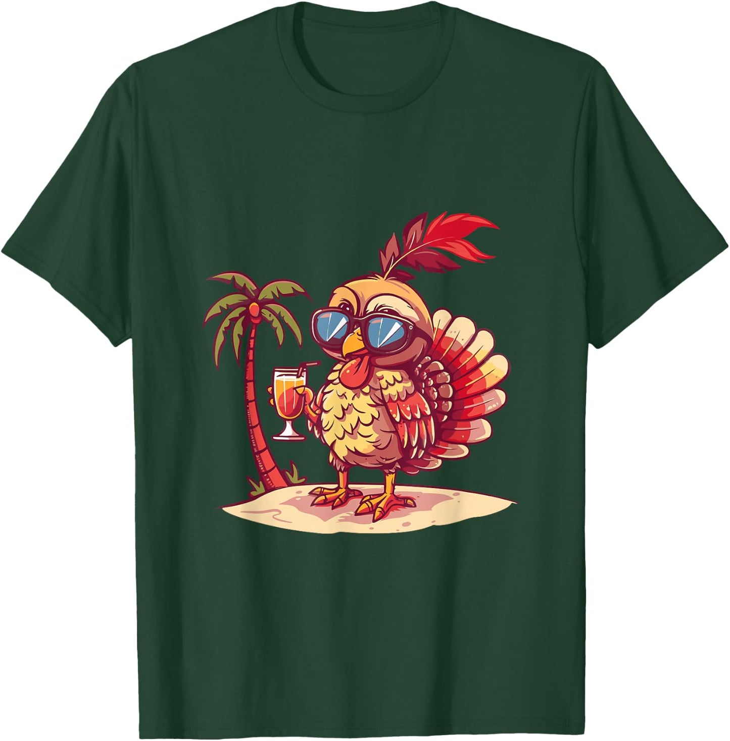 Party Turkey Palm Trees Summer Vacation Women Kids T-Shirt - T-Shirt | Forest