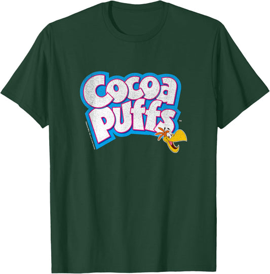 Cocoa Puffs Sonny The Cuckoo Bird Distressed Big Chest Logo T-Shirt - T-Shirt | Forest