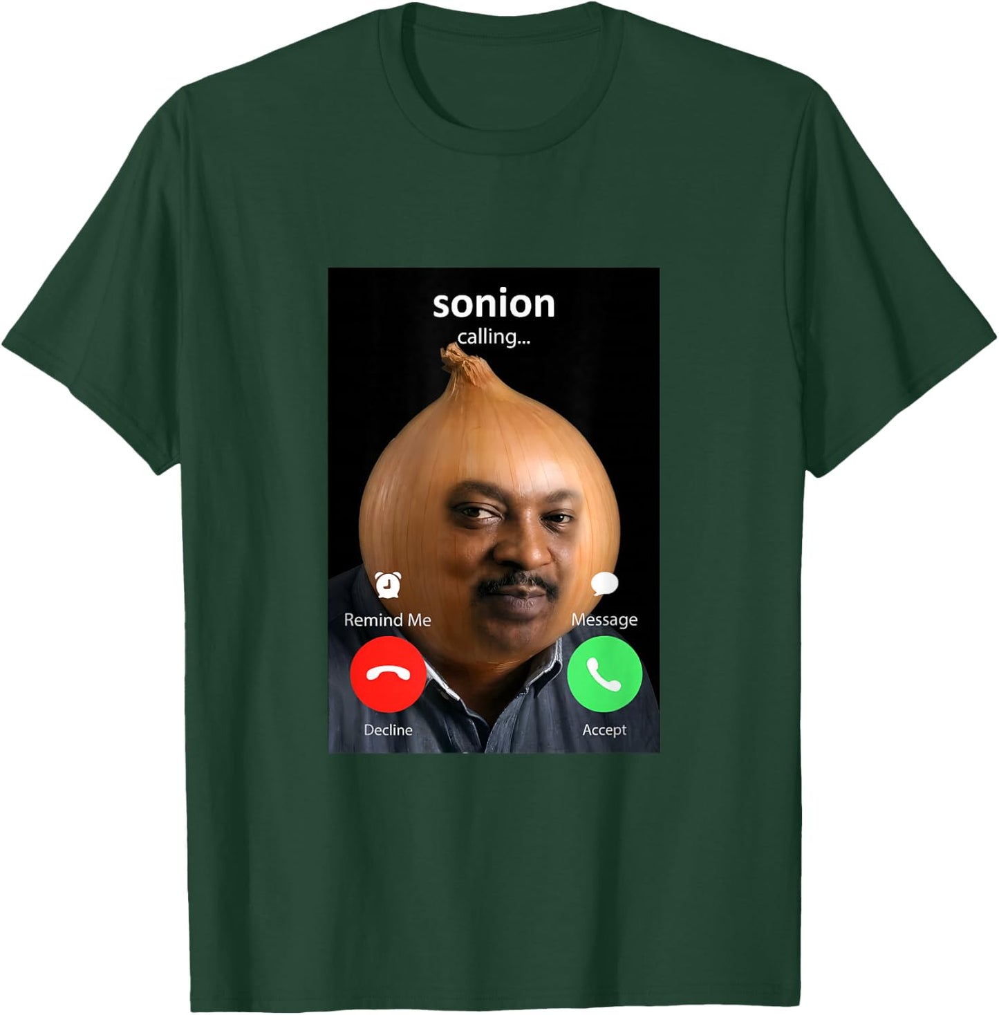Funny Sonion Calling Tuff Meme GenZ T-Shirt - T-Shirt | Forest