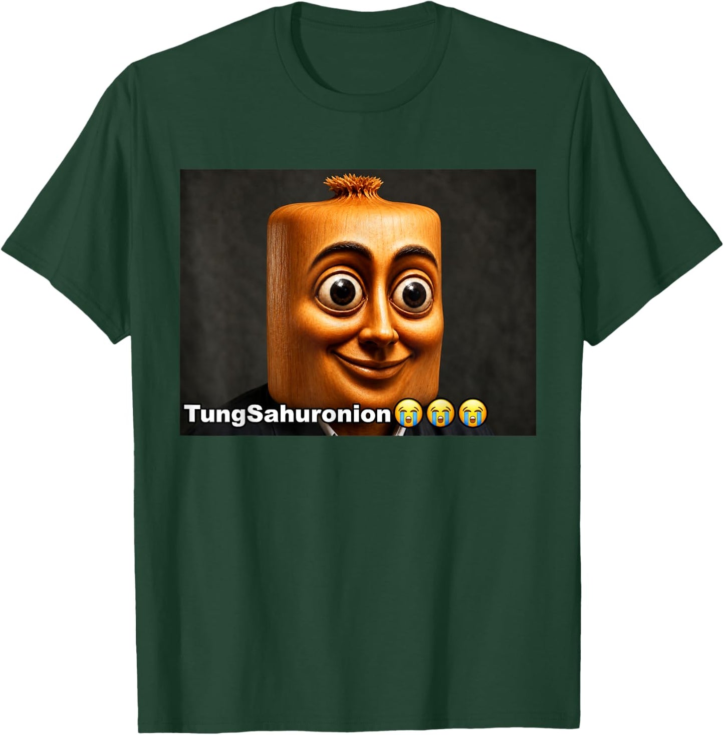 Funny Tung Tung Sahur Sonion Brainrot Meme T-Shirt - T-Shirt | Forest