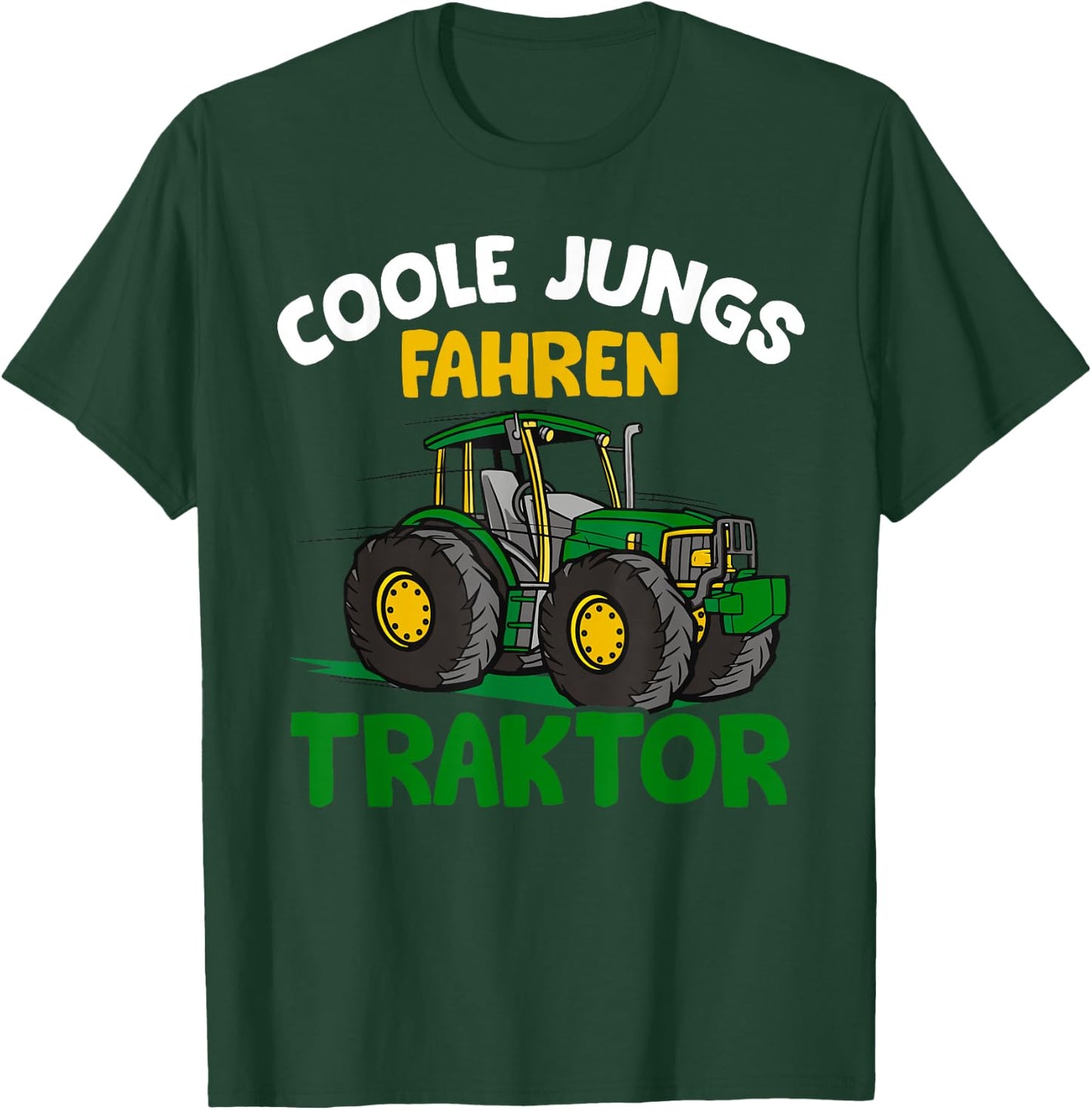 Shirts of Heaven Coole Jungs fahren Traktor, Trecker, Landwirtschaft Sprüche T-Shirt - T-Shirt | Forest