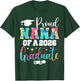 Nana Senior 2026 Proud Nana of A Class of 2026 Graduate T-Shirt - T-Shirt | Forest