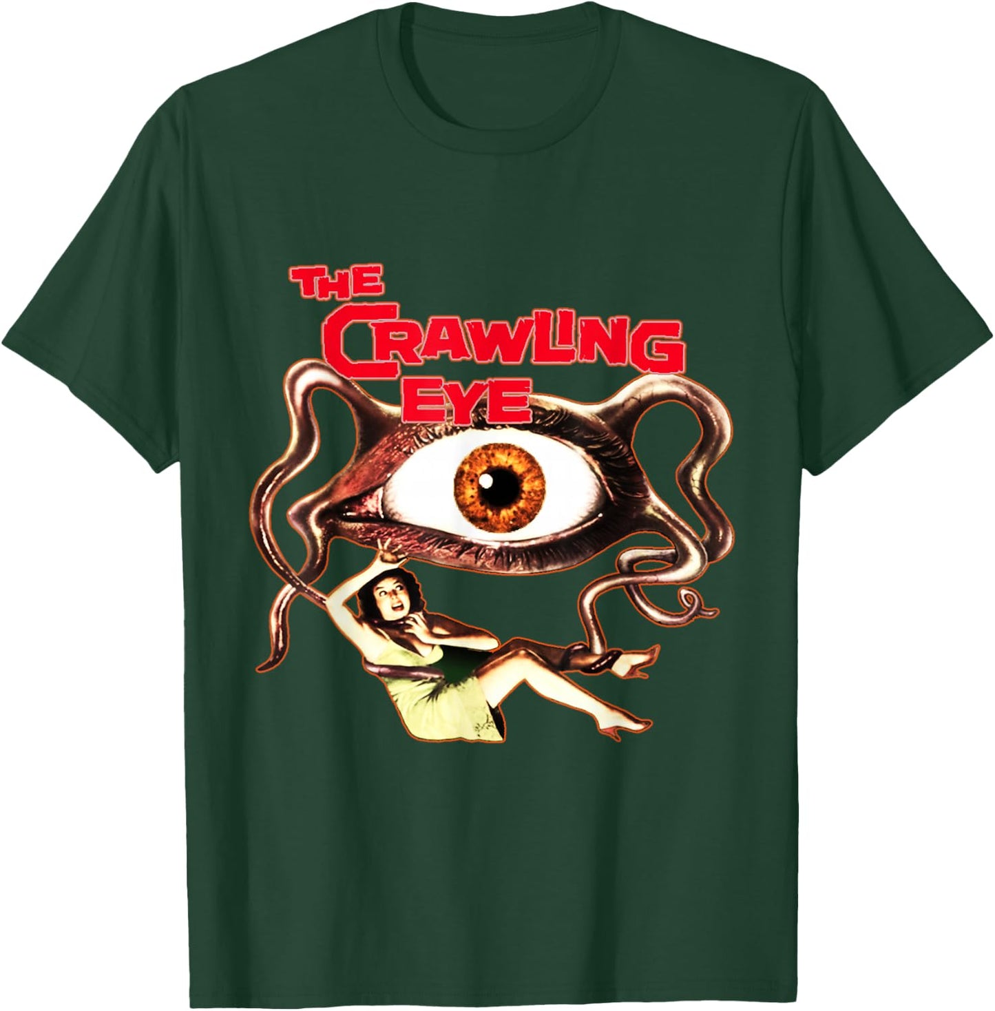Vintage Horror The Crawling Eye T-Shirt - T-Shirt | Forest