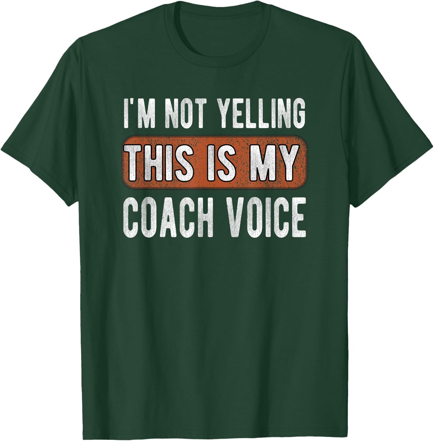This Is My Coach Voice Coaching T-Shirt - T-Shirt | Forest