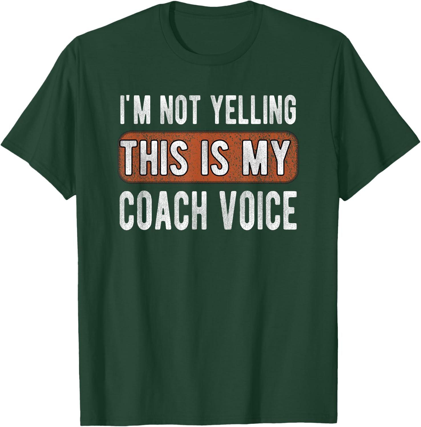 This Is My Coach Voice Coaching T-Shirt - T-Shirt | Forest