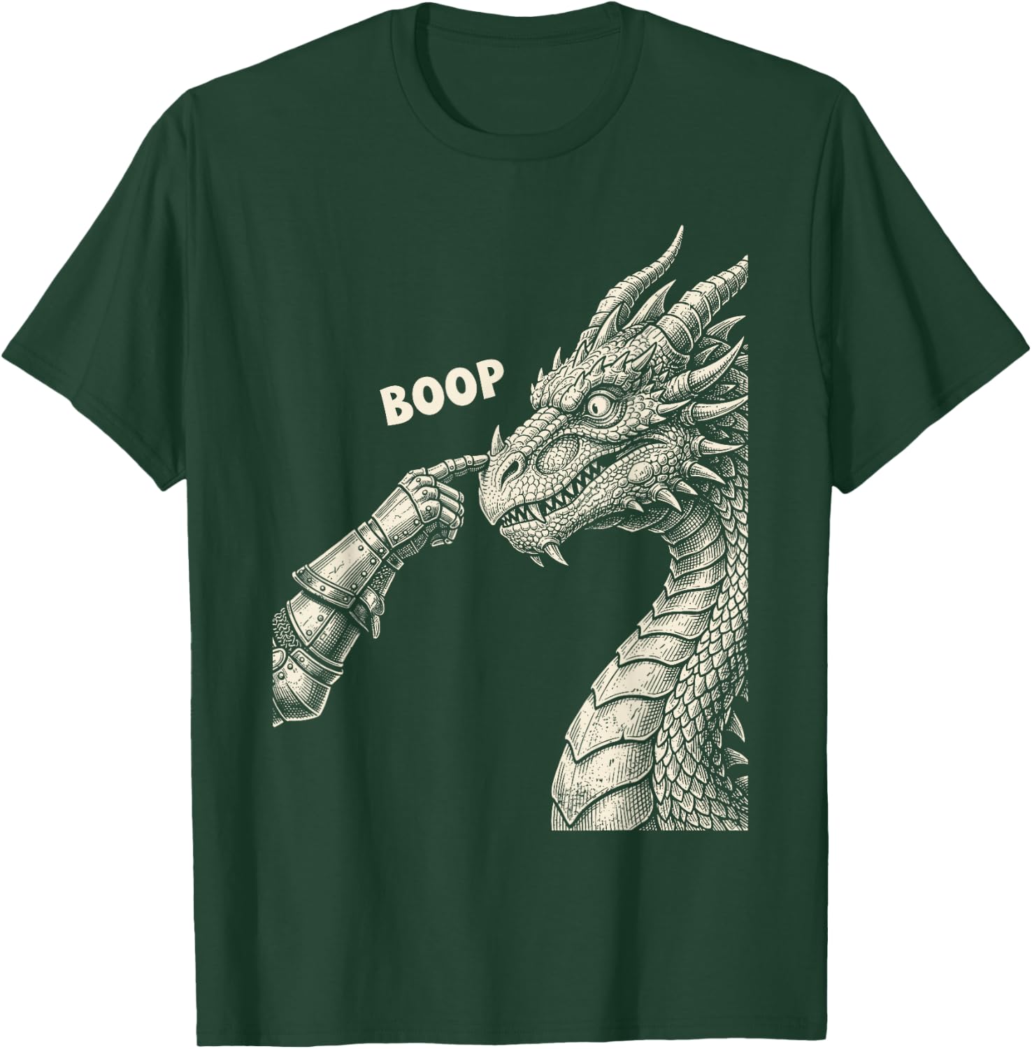 Funny Dragon Boop T-Shirt - T-Shirt | Forest