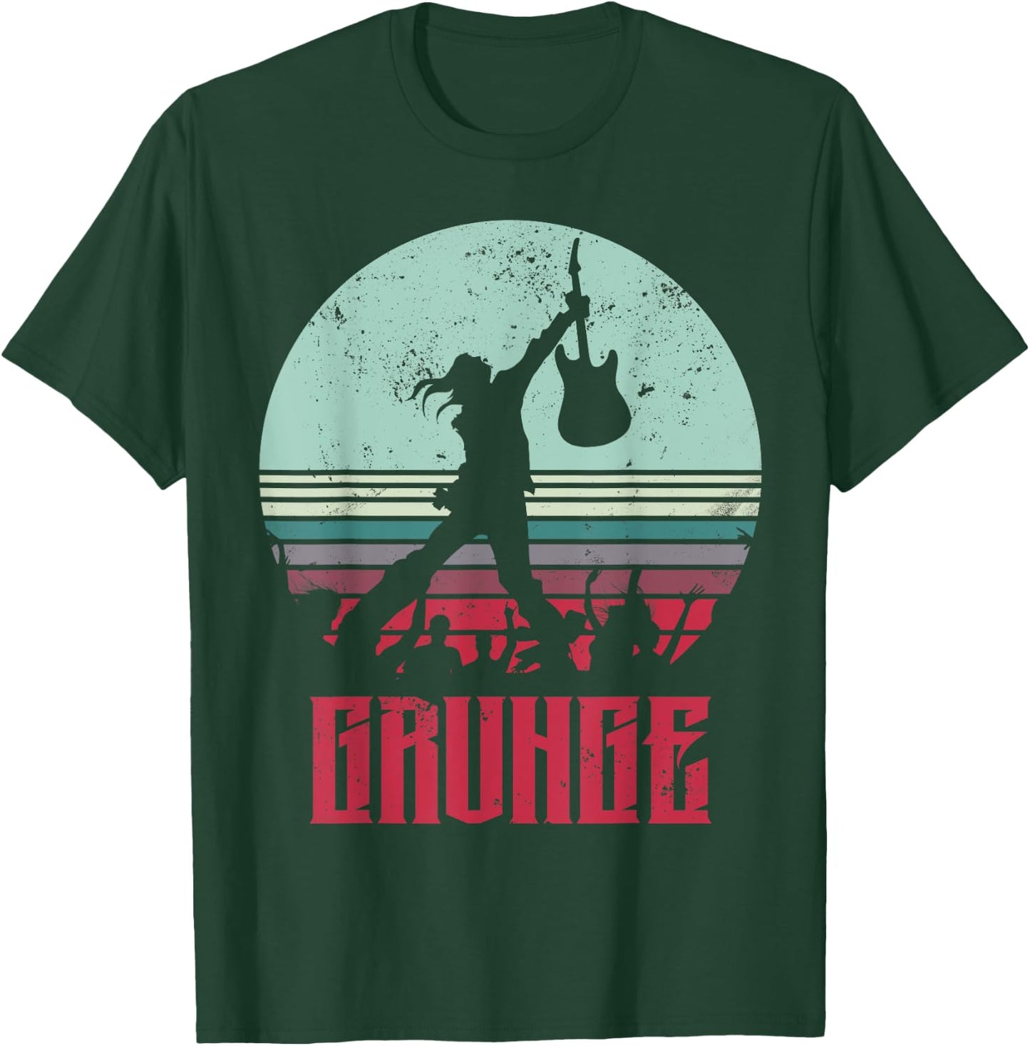 Grunge 80s & 90s Music Designs And Gift T-Shirt - T-Shirt | Forest